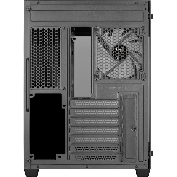 Aerocool (ACCM-ES01163.11) Mid tower PC case, Tempered glass, Up to 162mm GPU clearance, RGB, Included fans 2x 140 mm, 4x 120 mm, ATX, Micro-ATX, Mini-ITX-Cases-Gigante Computers