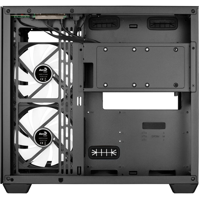 Aerocool (ACCM-ES01163.11) Mid tower PC case, Tempered glass, Up to 162mm GPU clearance, RGB, Included fans 2x 140 mm, 4x 120 mm, ATX, Micro-ATX, Mini-ITX-Cases-Gigante Computers