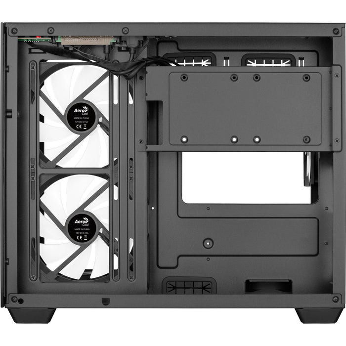Aerocool (ACCS-ES02163.11) Mid-tower PC case, Versatile fan support, Tempered glass window, 410mm GPU clearance, RGB, Full coverage airflow, SimpliCable routing, ATX, E-ATX, Micro-ATX, Mini-ITX-Cases-Gigante Computers