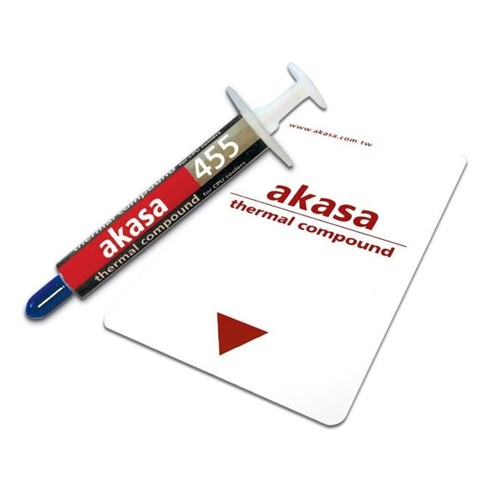 Akasa AK-455-5G 5g Syringe (Grey) Performance Thermal Compound-CPU Fans Paste-Gigante Computers