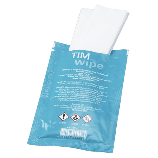 Akasa Pack of 10 TIM Cleaning Wipes-CPU Fans & Paste-Gigante Computers