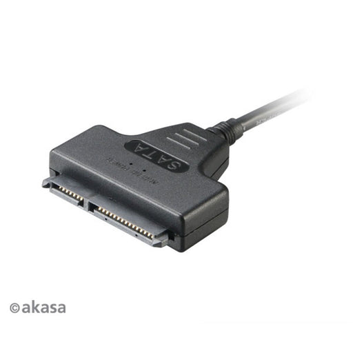 Akasa USB 3.0 A (M) to SATA (M) 0.4m Black Retail Packaged Converter Adapter-Cables-Gigante Computers