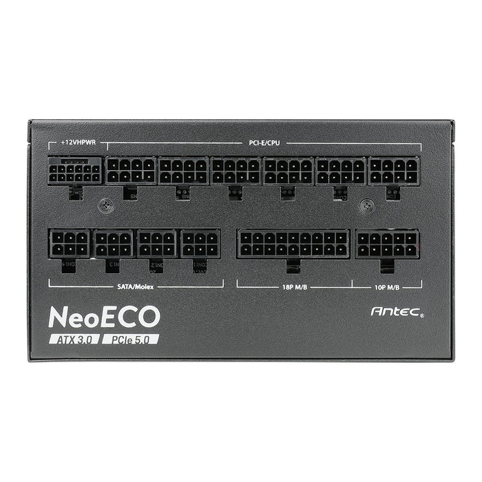 Antec 850W NeoECO NE850GM PSU, Fully Modular, FDM Fan, 80+ Gold, ATX 3.0, PCIe 5.0, Zero RPM Manager, Compact Design-Power Supplies-Gigante Computers