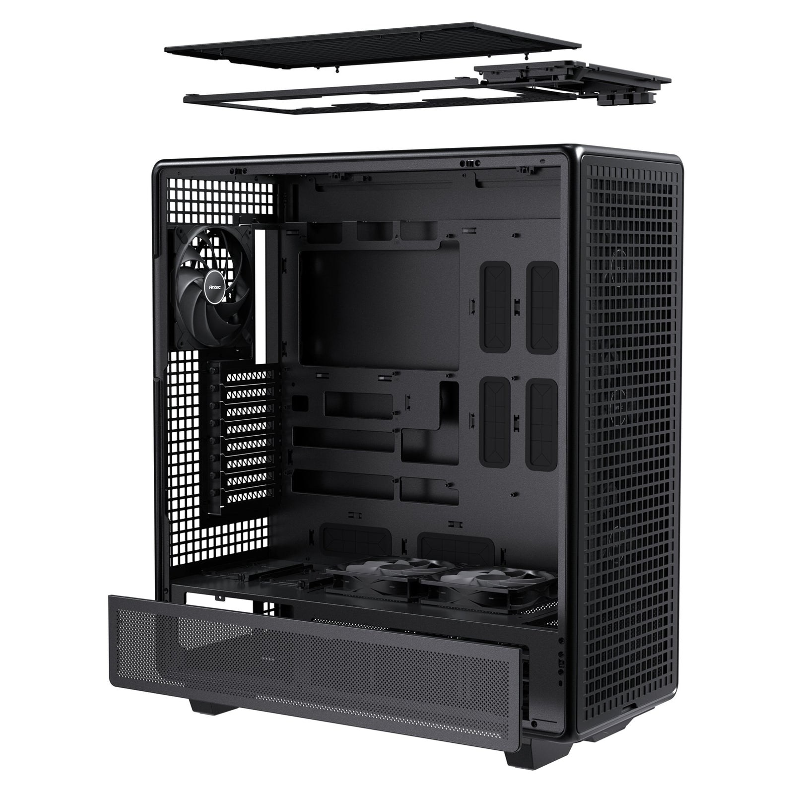 Antec 900 Full Tower PC Case, Tempered Glass Side Panel, E-ATX/ATX Sup ...