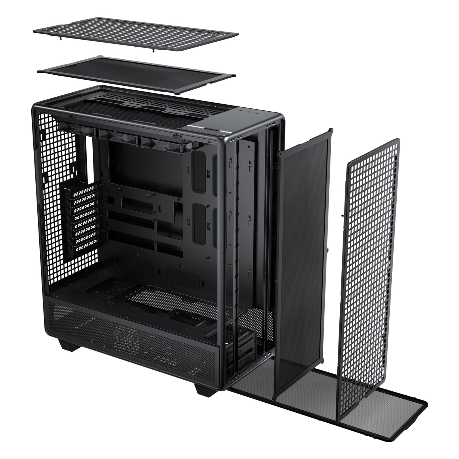 Antec 900 Full Tower PC Case, Tempered Glass Side Panel, E-ATX/ATX Sup ...