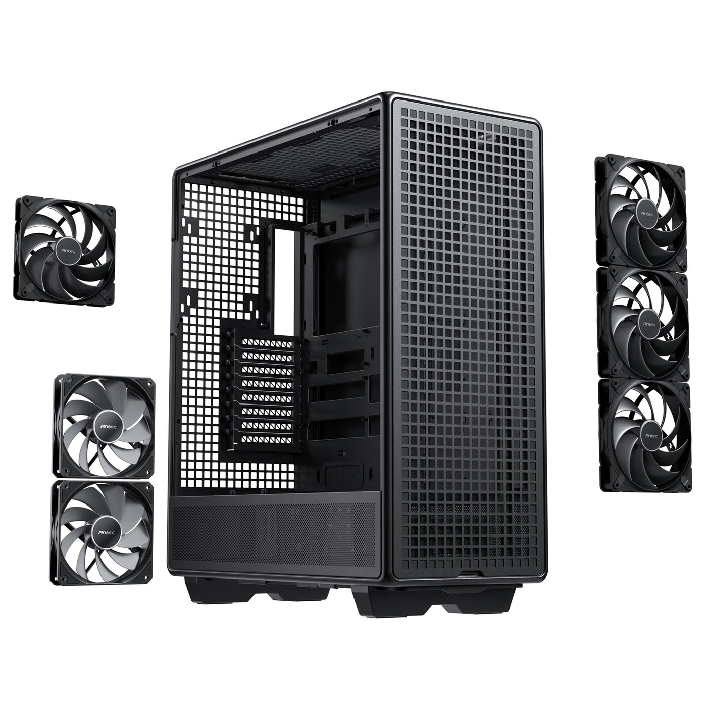 Antec 900 Full Tower PC Case, Tempered Glass Side Panel, E-ATX/ATX Sup ...