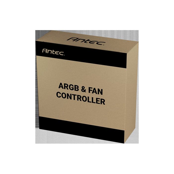 Antec ARGB & Fan Controller - 5 PWM Fan Ports, 5 ARGB LED Ports, SATA Power, Compact Design, 2-Year Warranty-Fans-Gigante Computers