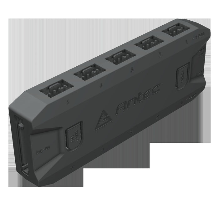 Antec ARGB & Fan Controller - 5 PWM Fan Ports, 5 ARGB LED Ports, SATA Power, Compact Design, 2-Year Warranty-Fans-Gigante Computers