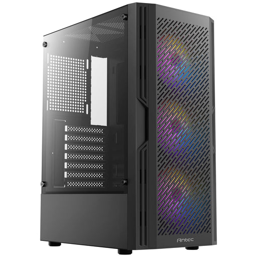 Antec AX20 Gaming Case w/ Glass Window, ATX, 3 Front ARGB Fans, Mesh Airflow-Cases-Gigante Computers
