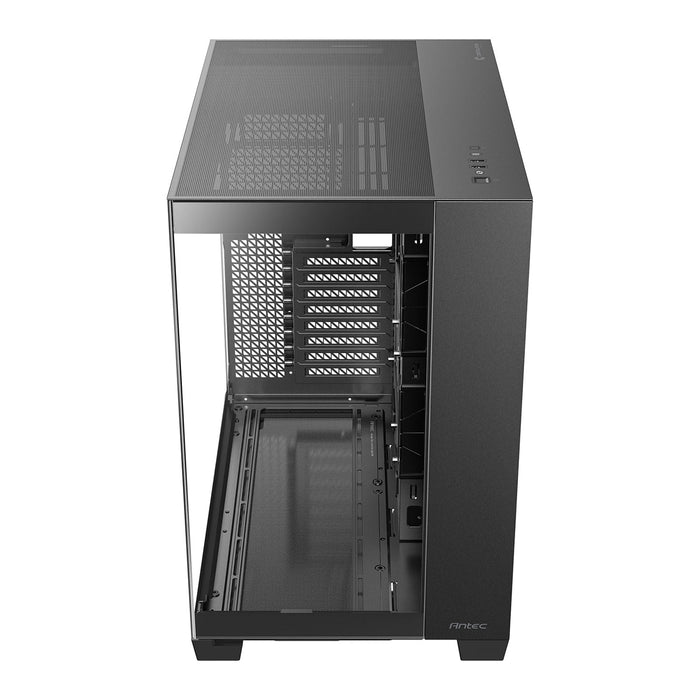 Antec C8 Gaming Case w/ Glass Side & Front, E-ATX, Dual Chamber, Mesh Panels, USB-C, Black-Cases-Gigante Computers