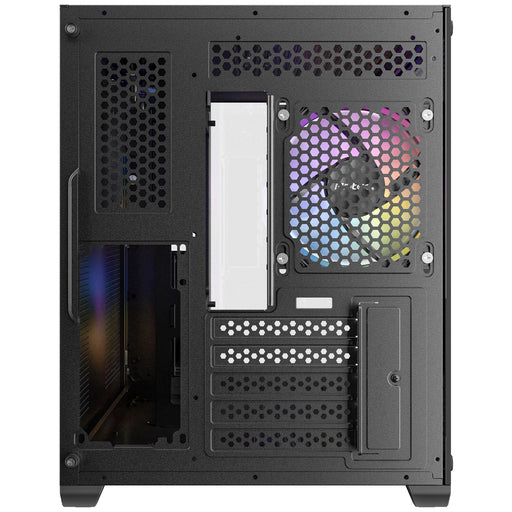 Antec CX600M ARGB Mini-Tower PC Gaming Case, 270 Full-View Tempered Glass, 3x 120mm ARGB LED Fans, USB 3.0, Dust Filters, Tool-Free Installation, Black-Cases-Gigante Computers