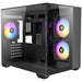 Antec CX600M Trio ARGB Mini Tower Gaming Case, Black, Tempered Glass Panels, Dual Chamber Design, Vertical Cooling, Pre-Installed ARGB Fans, Water Cooling Support,-Cases-Gigante Computers