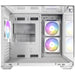 Antec CX600M Trio ARGB Mini Tower Gaming Case, White, Tempered Glass Panels, Dual Chamber Design, Vertical Cooling, Pre-Installed ARGB Fans, Water Cooling Support-Cases-Gigante Computers