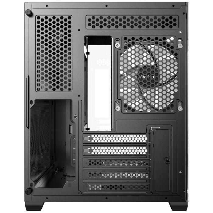 Antec CX60M ARGB Mini Tower Micro ATX Gaming Case, Black, Tempered Glass Panels, Dual Chamber Design, Vertical Cooling, Pre-Installed ARGB Fans, Water Cooling Support,-Cases-Gigante Computers