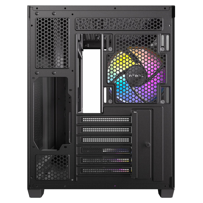Antec CX800 Wood ARGB Mid-Tower PC Case - 270' Panoramic View, Tempered Glass, 9 Fan Positions, USB Type-C-Cases-Gigante Computers