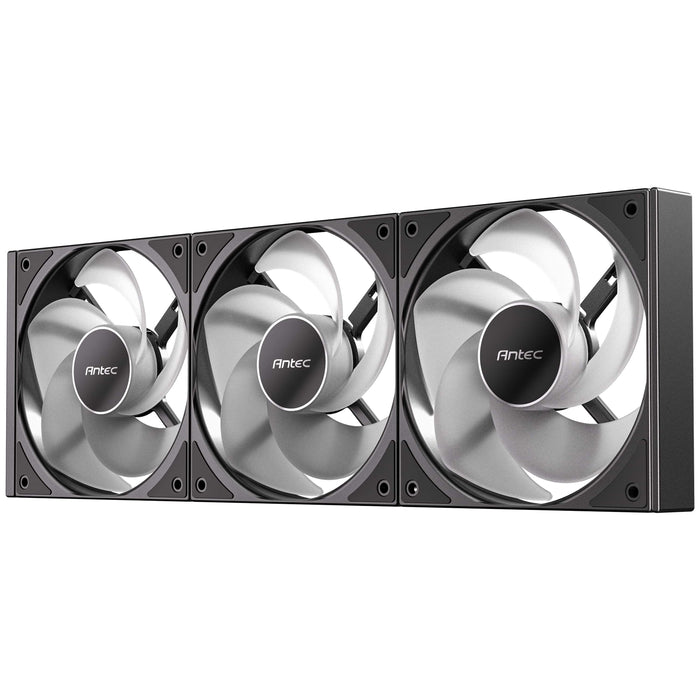 Antec Connect 120 ARGB Reverse 3-Pack 120mm PWM Fans with Daisy Chain Design and Vibration-Absorbing Pads-Fans-Gigante Computers