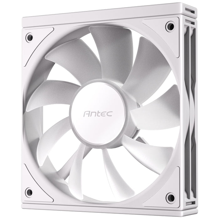 Antec Connect 120 White ARGB 3-Pack 120mm PWM Fans with Daisy Chain Design and Vibration-Absorbing Pads-Fans-Gigante Computers