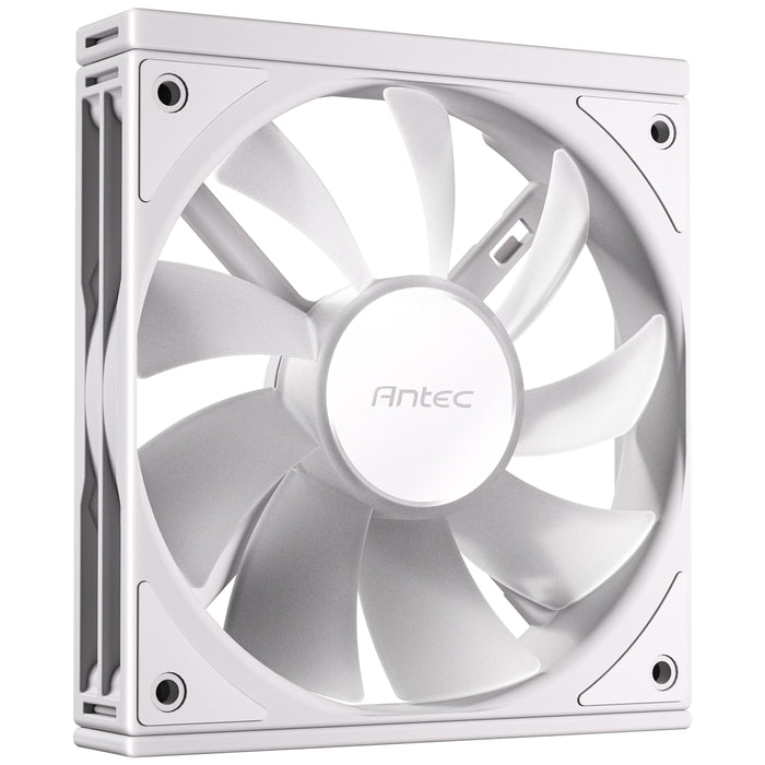 Antec Connect 120 White ARGB 3-Pack 120mm PWM Fans with Daisy Chain Design and Vibration-Absorbing Pads-Fans-Gigante Computers