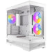 Antec Constellation C2M ARGB Micro-ATX PC Case, 270' Panoramic Tempered Glass, 240mm and 120mm ARGB PWM Fans, USB-C, 360mm Radiator Support, White-Cases-Gigante Computers