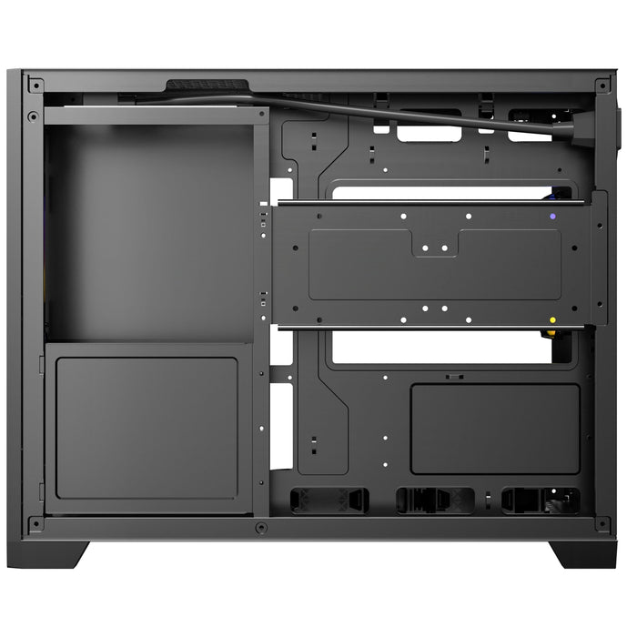 Antec FLUX M Mini Tower PC Case - Tempered Glass, Steel/Plastic, 6 PWM Fans, USB-C, Mirco-ATX/ITX Compatibility-Cases-Gigante Computers
