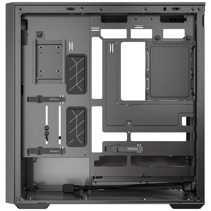 Antec FLUX Rear Mid Tower PC Case - Tempered Glass, Steel/Plastic/Wood, 5 PWM Fans, USB-C, ATX/Mirco-ATX/ITX Compatibility-Cases-Gigante Computers