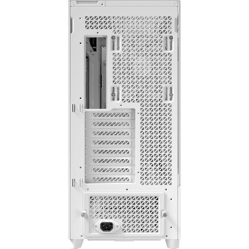 Antec Flux PRO Full Tower PC Case with Tempered Glass, White/Wood, 6 Pre-Installed Fans, USB Type-C, E-ATX/ATX/mATX/mITX Compatibility-Cases-Gigante Computers