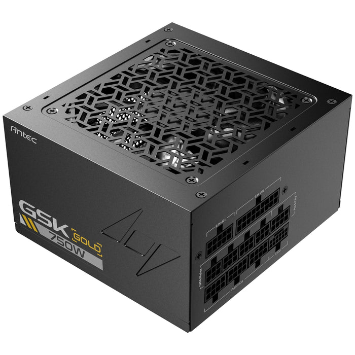 Antec GSK ATX3.1 750W Power Supply V2 - 80 PLUS Gold, Full Modular, PCIe 5.1, JP Capacitors, Zero RPM Manager, 7-Year Warranty-Power Supplies-Gigante Computers