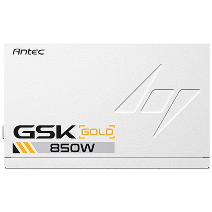 Antec GSK ATX3.1 850W Power Supply V2, White,80 PLUS Gold, Full Modular, PCIe 5.1, JP Capacitors, Silent FDB Fan, CircuitShield Protection-Power Supplies-Gigante Computers