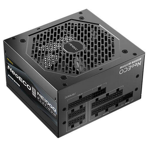 Antec NE1000 Platinum NeoEco 1000W Fully -Modular ATX 3.1 Power Supply, PCIe 5.1 Ready with 12V 2x6 Connector, 80 Plus Platinum Certified, 120mm FDB Silent Fan, 10-Year Warranty-Power Supplies-Gigante Computers