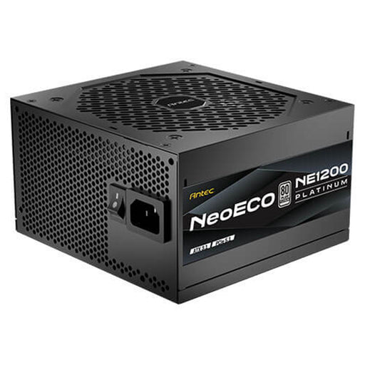 Antec NE1200 Platinum NeoEco 1200W Fully -Modular ATX 3.1 Power Supply, PCIe 5.1 Ready with 12V 2x6 Connector, 80 Plus Platinum Certified, 120mm FDB Silent Fan, 10-Year Warranty-Power Supplies-Gigante Computers