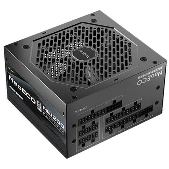 Antec NE1200 Platinum NeoEco 1200W Fully -Modular ATX 3.1 Power Supply, PCIe 5.1 Ready with 12V 2x6 Connector, 80 Plus Platinum Certified, 120mm FDB Silent Fan, 10-Year Warranty-Power Supplies-Gigante Computers