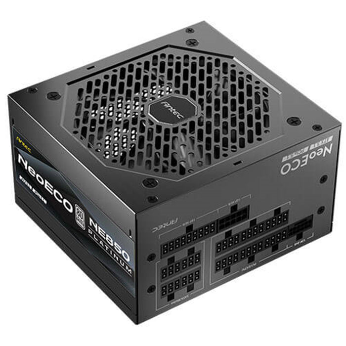 Antec NE850 Platinum NeoEco 850W Fully -Modular ATX 3.1 Power Supply, PCIe 5.1 Ready with 12V 2x6 Connector, 80 Plus Platinum Certified, 120mm FDB Silent Fan, 10-Year Warranty-Power Supplies-Gigante Computers