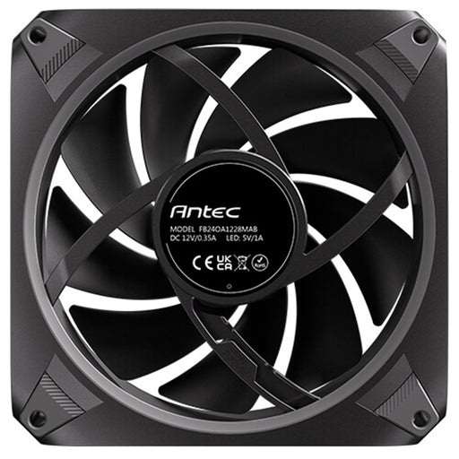 Antec Orbit 120 ARGB 120 mm PWM Fan Triple Pack (MPN: 0-761345-40059-6) - 120 mm x 28 mm, Fluid Dynamic Bearing, 200–2000 RPM, 66.72 CFM, aRGB Lighting, Anti-Vibration Pads-Fans-Gigante Computers