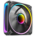 Antec Orbit 120 ARGB 120 mm PWM Fan Triple Pack (MPN: 0-761345-40059-6) - 120 mm x 28 mm, Fluid Dynamic Bearing, 200–2000 RPM, 66.72 CFM, aRGB Lighting, Anti-Vibration Pads-Fans-Gigante Computers