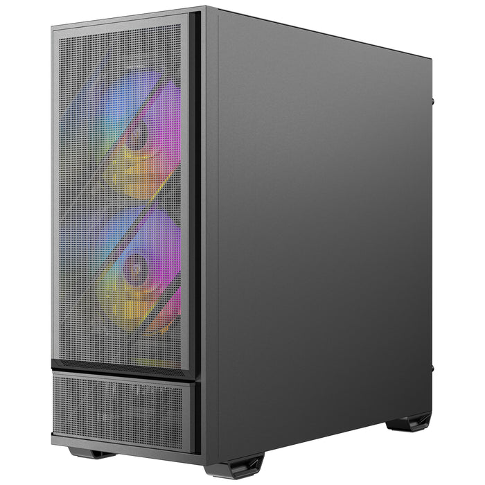 Antec P30 ARGB Mid-Tower Gaming Case, High-Airflow Design, Tempered Glass Side Panel, USB-C 10 Gb/s, Pre-Installed ARGB Fans (Black)-Cases-Gigante Computers