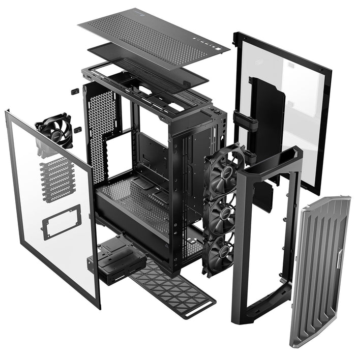 Antec Performance 1 FT Gaming Case w/ Glass Side Panels, E-ATX, 4 PWM Fans, CPU/GPU Temp Display, iUnity Monitoring Software, USB-C-Cases-Gigante Computers
