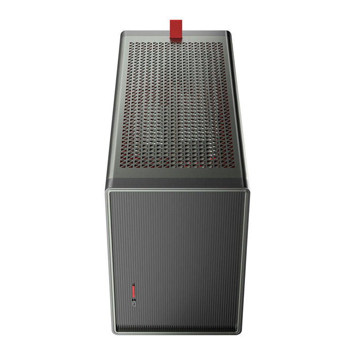 Antec Performance 1M Aventurine Mini-ITX Gaming Case with Aluminum Finish, PCIe 4.0 Riser Cable, USB 3.2 Gen2 Type-C, Tool-Free Side Panels, Solid Side Panel, SFX-L & SFX PSU Support-Cases-Gigante Computers