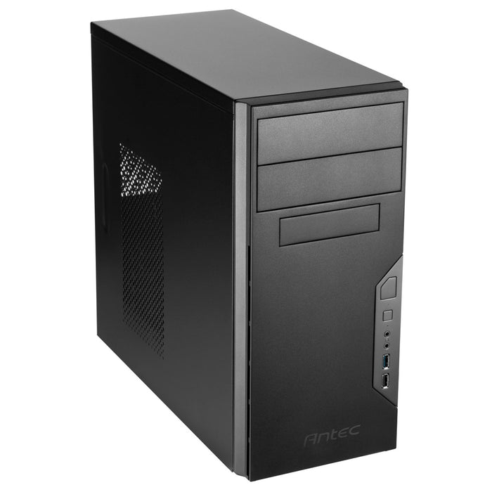 Antec VSK-3000B-U3/U2 Micro Tower 1 x USB 3.0 / 1 x USB 2.0 Black Case-Cases-Gigante Computers