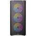 Antec VX310 ARGB Mid-Tower Gaming PC Case - Pre-Installed 4 x 120mm ARGB Fans, Tempered Glass Side Panel, High-Airflow Mesh Front - ATX/Micro-ATX/ITX-Cases-Gigante Computers