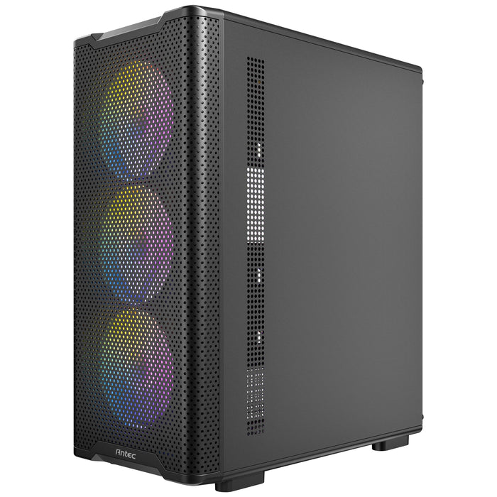 Antec VX310 ARGB Mid-Tower Gaming PC Case - Pre-Installed 4 x 120mm ARGB Fans, Tempered Glass Side Panel, High-Airflow Mesh Front - ATX/Micro-ATX/ITX-Cases-Gigante Computers