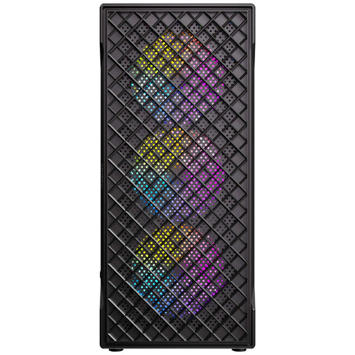 Antec VX320 ARGB Mid-Tower Gaming PC Case - Pre-Installed 4 x 120mm ARGB Fans, Tempered Glass Side Panel, High-Airflow Mesh Front - ATX/Micro-ATX/ITX-Cases-Gigante Computers