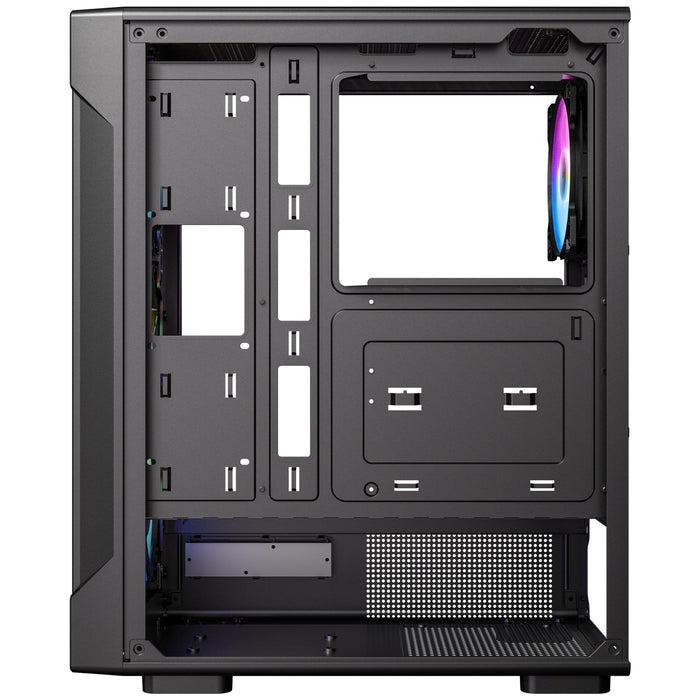 Antec VX320 ARGB Mid-Tower Gaming PC Case - Pre-Installed 4 x 120mm ARGB Fans, Tempered Glass Side Panel, High-Airflow Mesh Front - ATX/Micro-ATX/ITX-Cases-Gigante Computers
