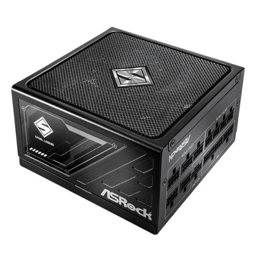 Asrock 1000W Steel Legend SL-1000G PSU, Fully Modular, 80+ Gold, Cybenetics Platinum & Lambda A, ATX 3.1, PCIe 5.1-Power Supplies-Gigante Computers