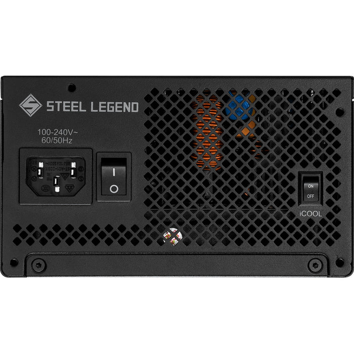 Asrock 1200W Steel Legend SL-1200G PSU, Fully Modular, 80+ Gold, Cybenetics Platinum & Lambda A, ATX 3.1, PCIe 5.1-Power Supplies-Gigante Computers