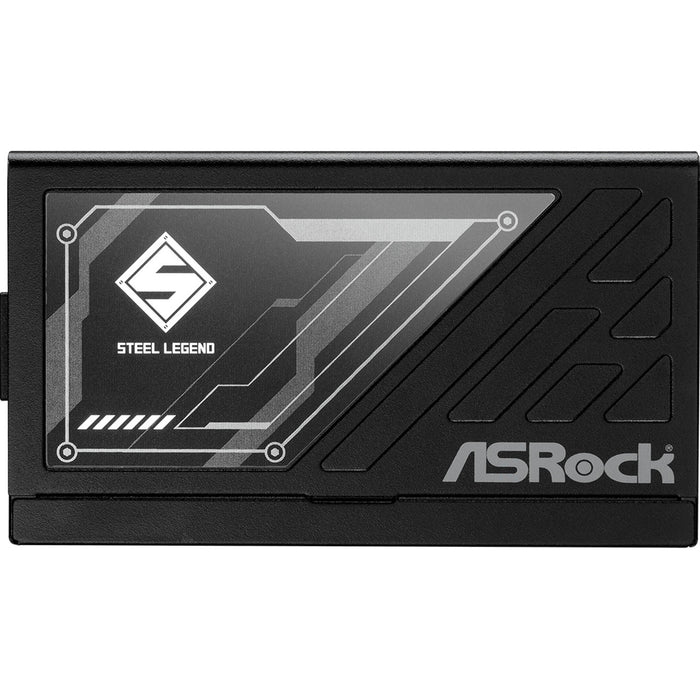Asrock 1200W Steel Legend SL-1200G PSU, Fully Modular, 80+ Gold, Cybenetics Platinum & Lambda A, ATX 3.1, PCIe 5.1-Power Supplies-Gigante Computers