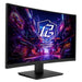 Asrock 27" Phantom Gaming QHD Curved Gaming Monitor (PG27QRT1B), 2560 x 1440, 1ms, 2 HDMI, DP, 180Hz, 95% DCI-P3, FreeSync, VESA-Monitors-Gigante Computers