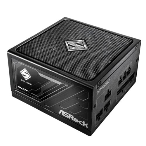 Asrock 650W Steel Legend SL-650G PSU, Fully Modular, 80+ Gold, Cybenetics Platinum & Lambda A+, ATX 3.1-Power Supplies-Gigante Computers