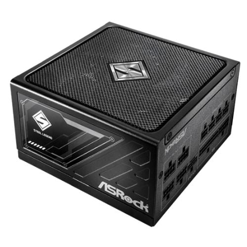 Asrock 750W Steel Legend SL-750G PSU, Fully Modular, 80+ Gold, Cybenetics Platinum & Lambda A+, ATX 3.1, PCIe 5.1-Power Supplies-Gigante Computers