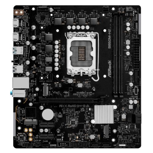Asrock B860M-H2, Intel B860, 1851, Micro ATX, 2 DDR5, 2 HDMI, GB LAN, 2x M.2-Motherboards-Gigante Computers