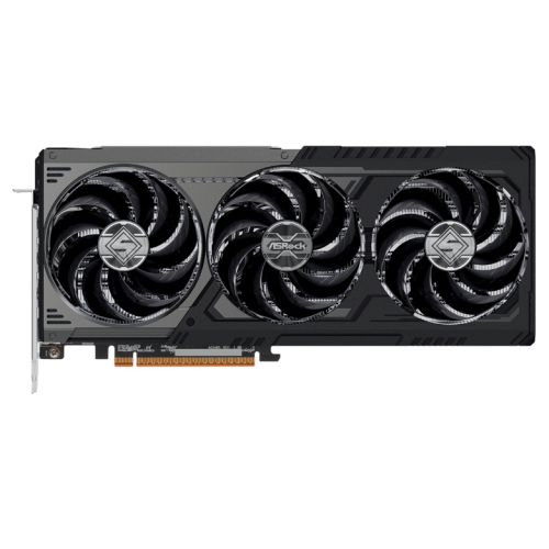 Asrock RX9070 XT Steel Legend Dark 16GB, PCIe5, 16GB DDR6, HDMI, 3 DP, 2970MHz Clock, RGB Lighting-Graphics Cards-Gigante Computers